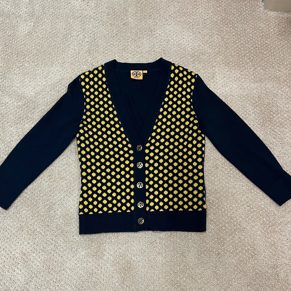 Tory Burch Merino Wool Cardigan